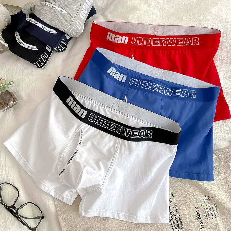 Mens Boxers 100% Cotton Underwear Sleep Underpants Men Panties Shorts Comfortable Plus Size Mens Underwear Boxer Hombre Men 4XL