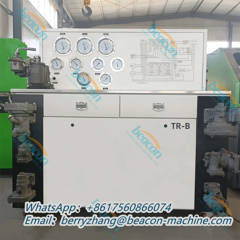 Train Maintenance Tr-B Train Brake Valves Stand Tr-B Electrical Air Brake Valve Air Compressor Test Bench