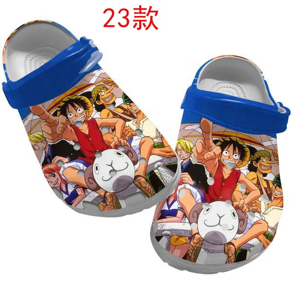 One Piece Roronoa Zoro Manga Print Clogs Men Women Anime Slip On Hole Shoes Beach Sandals