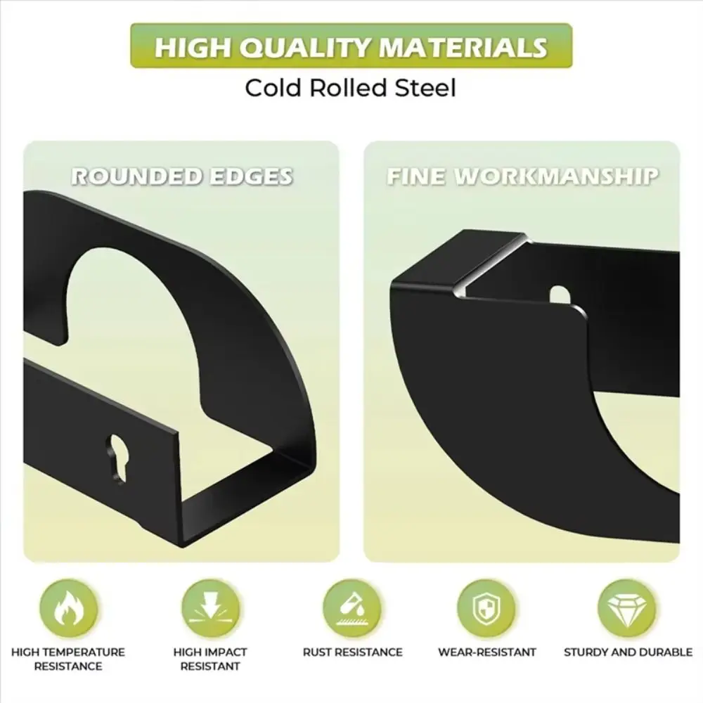 حامل طاحونة زاوية عالمي عالي التحمل مثبت على الحائط حامل طاحونة زاوية DIY منظمة أدوات تثبيت على الحائط باللون الأسود #3