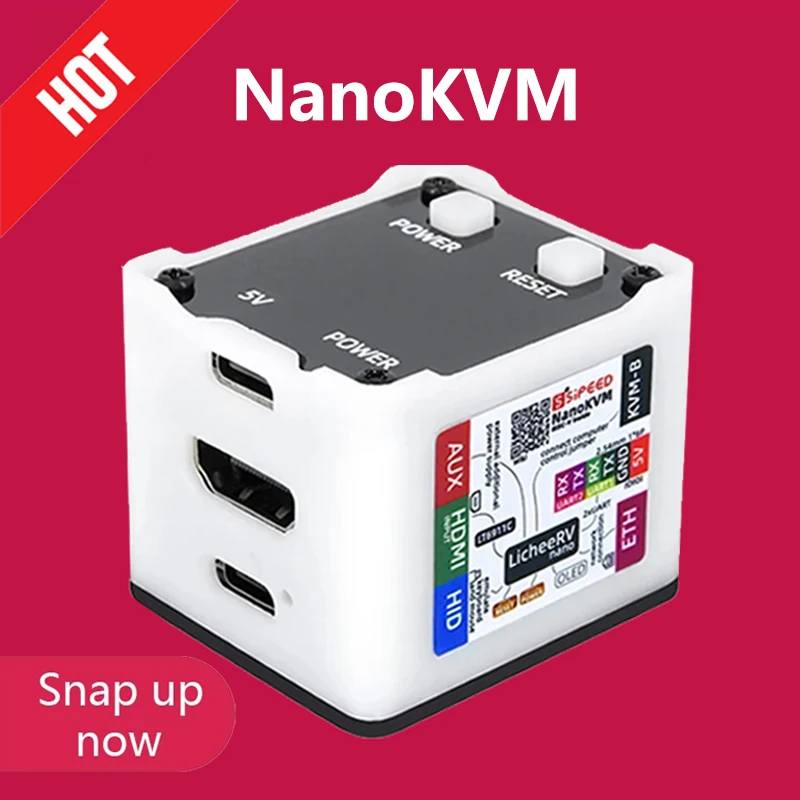 Sipeed NanoKVM PiKVM Mini Servidor de operação e manutenção de controle remoto Raspberry Pi