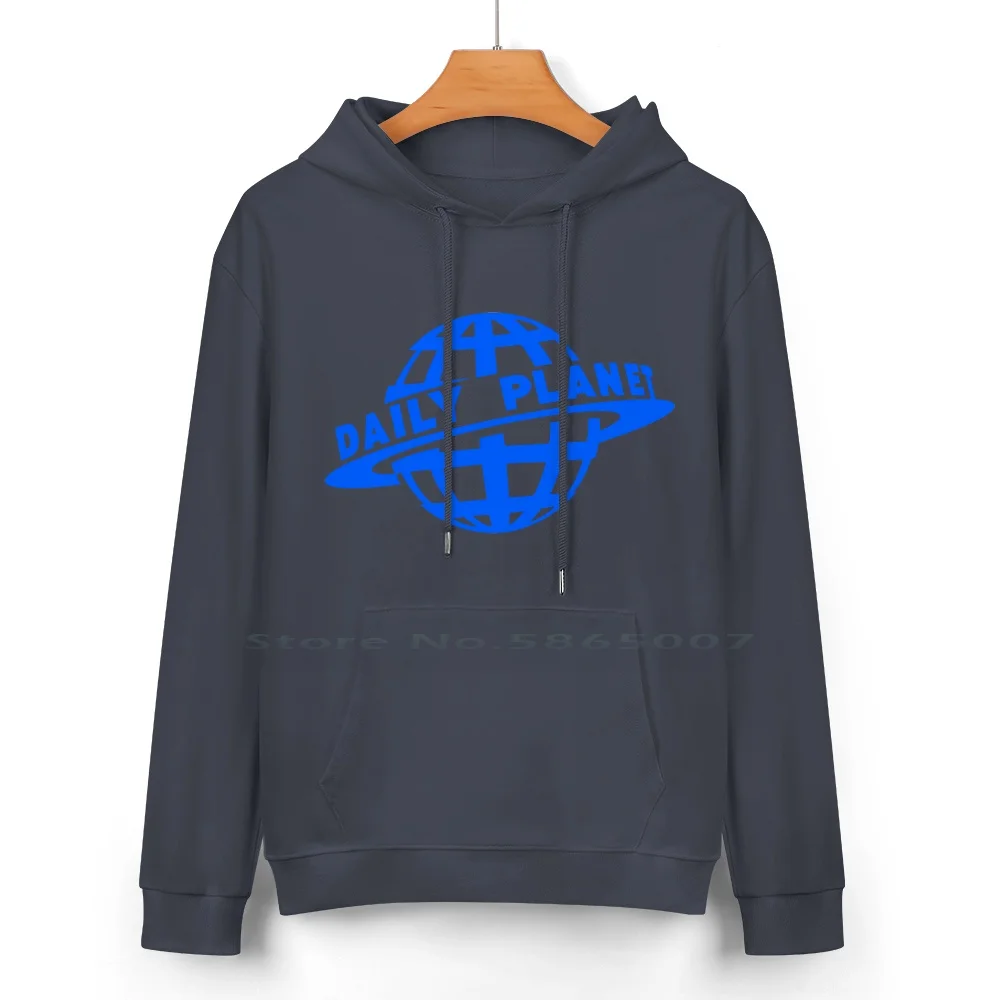 Daily Folcs Blue Pure Cotton Hoodie Sweater 24 Colors Lois And Clark Lois Lane Clark Kent Dean Cain Teri Hatcher 100% Cotton