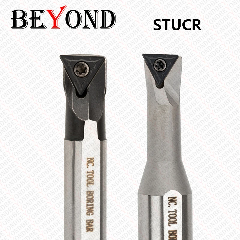 BEYOND H08J-STUCR09 STUCR Variable Diameter Shockproof HSS Turning Tool Holder H10K H14M STUCR09 STUCR11 Lathe Cutter Shank CNC