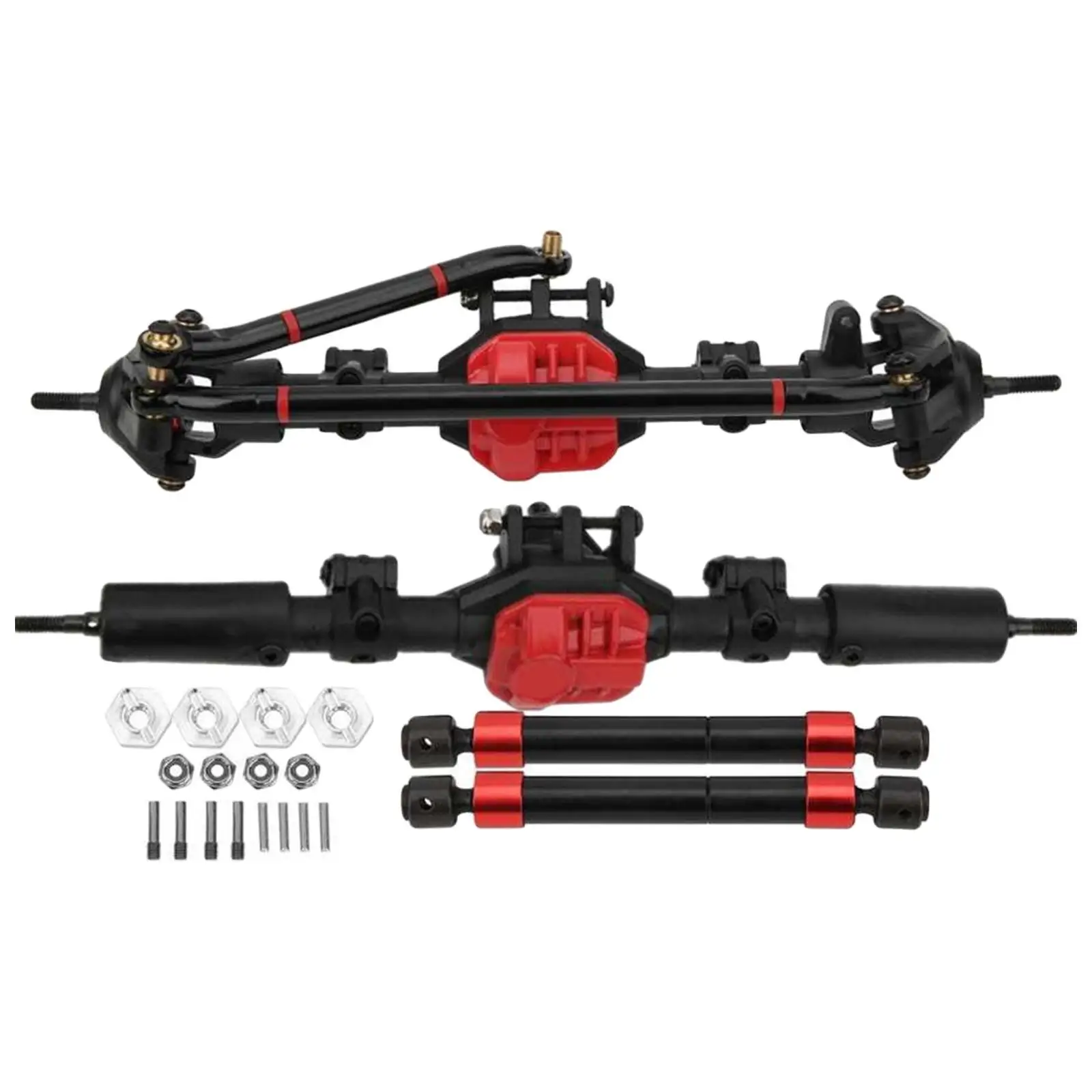 Upgrade Metal RC Axle Drive Shafts Set for Axial SCX10 II 90046 90047 Remote Control Crawler
