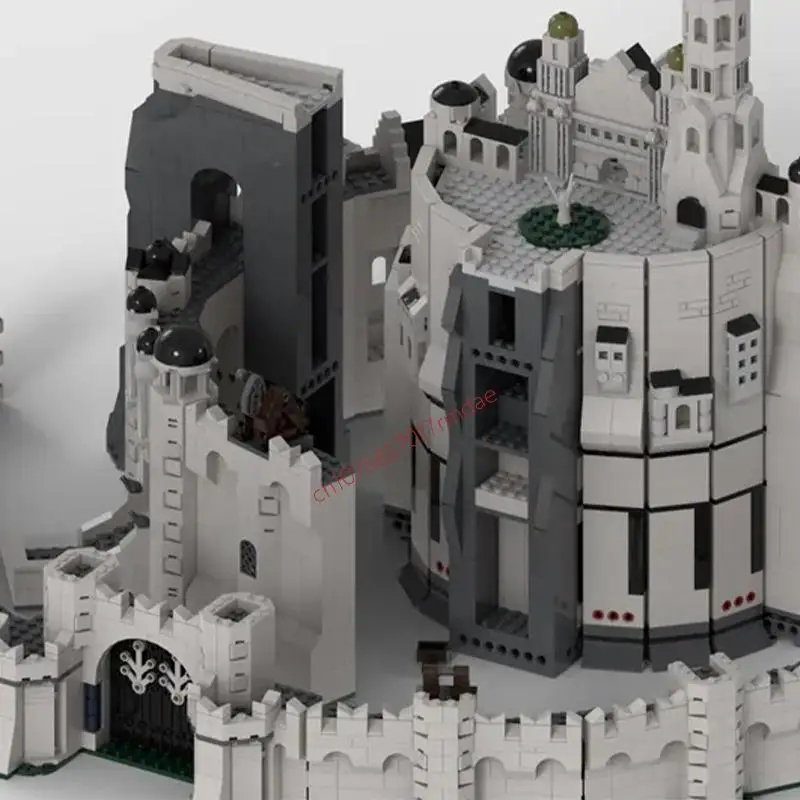 4337 sztuk Moc słynne pierścienie architektura filmowa białe miasto Ultimate kolekcja DIY kreatywne pomysły zabawka dla dzieci prezent buildingBlock