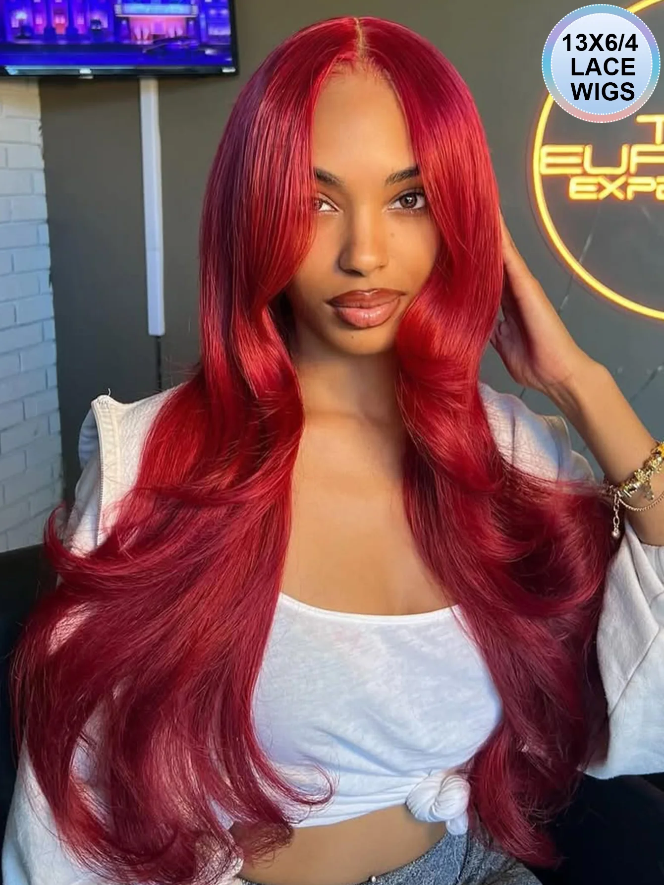 

Red 30 34 Inch Burgundy 13X6 Hd Lace Frontal Human Hair Wig On Sale Body Wave Lace Front 99J Colored Lace Front Wigs For Women