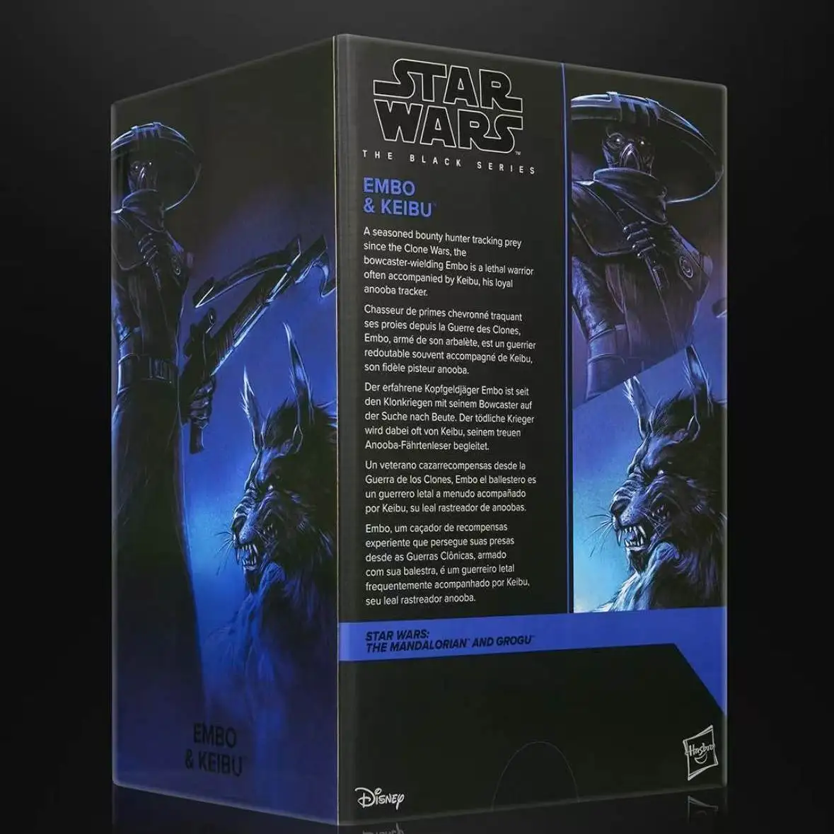 Hasbro Star Wars The Black Series Mandalorian & Grogu Embo & Keibu Bounty Hunter 2-Pack Action Figure Model Gift view 6
