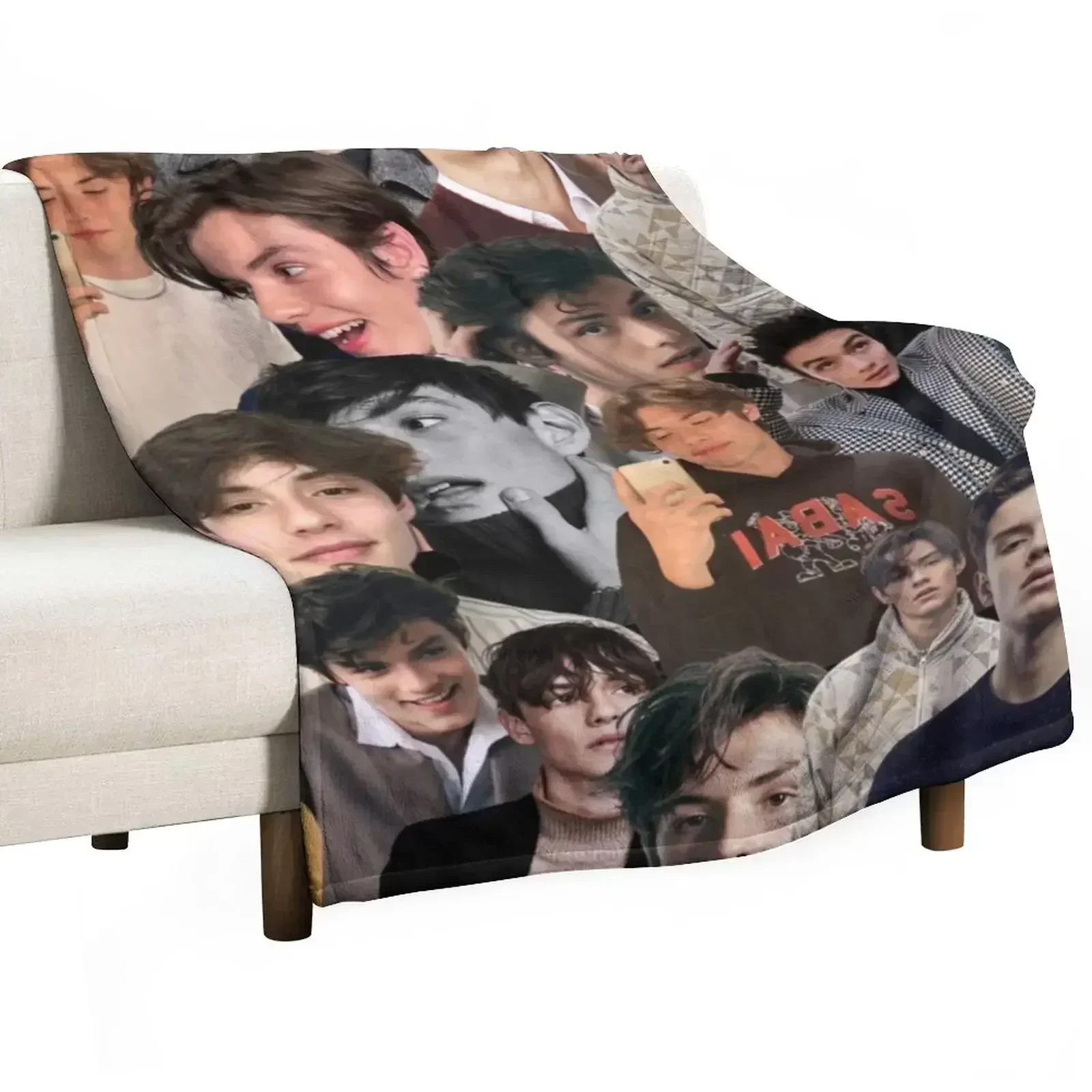 New Louis Partridge photo collage Throw Blanket Extra Large Throw Decorative Throw manga Blankets