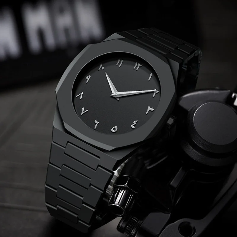 Relojes de pulsera de cuarzo deportivos con correa de plástico a la moda para Hombre Reloj ligero de diseño minimalista Reloj para Hombre