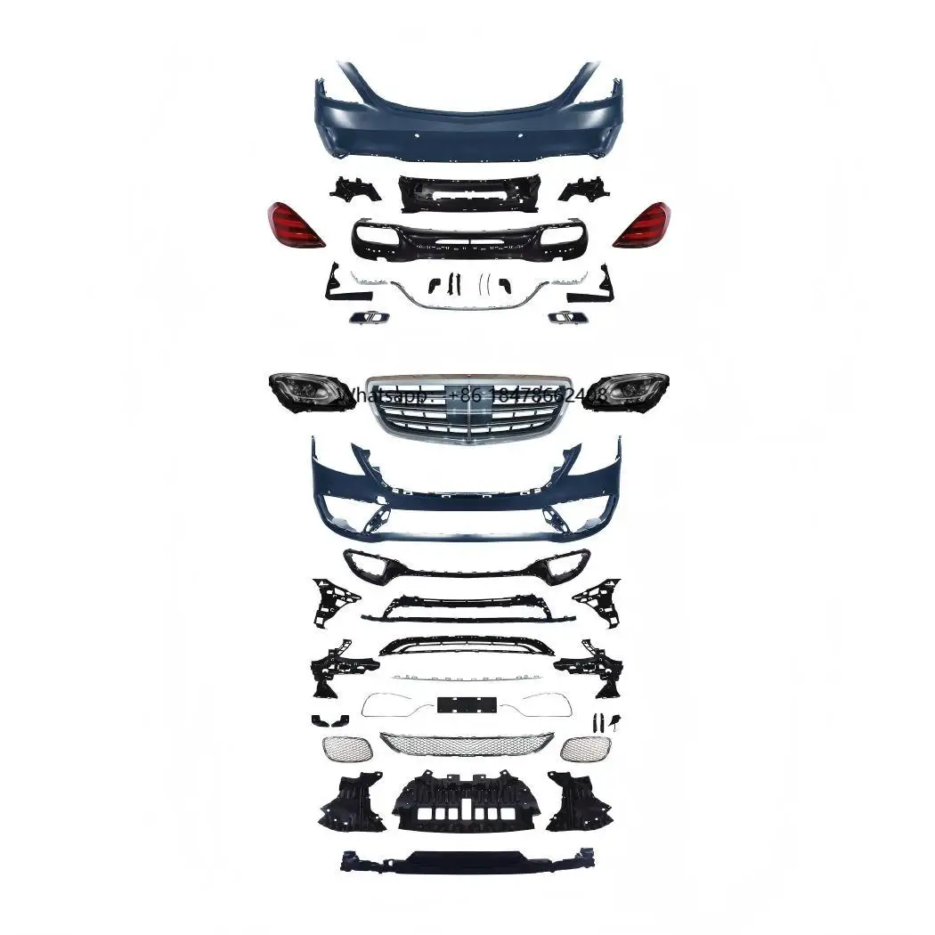 

W222 S65 Body Kit Front Bumper Rear Bumper S222 Accessories for S Class W222 Body Kit