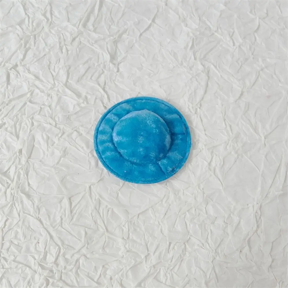 10PCS Cotton Mixed Styles Small Cap Mini Mixed Color Mini Cotton Doll Hat Colorful DIY Crafts Doll House Ornament Girls Gift