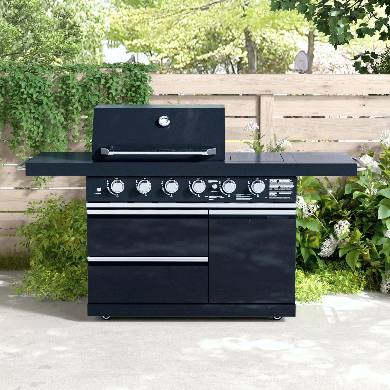6-Burner Outdoor Ga…