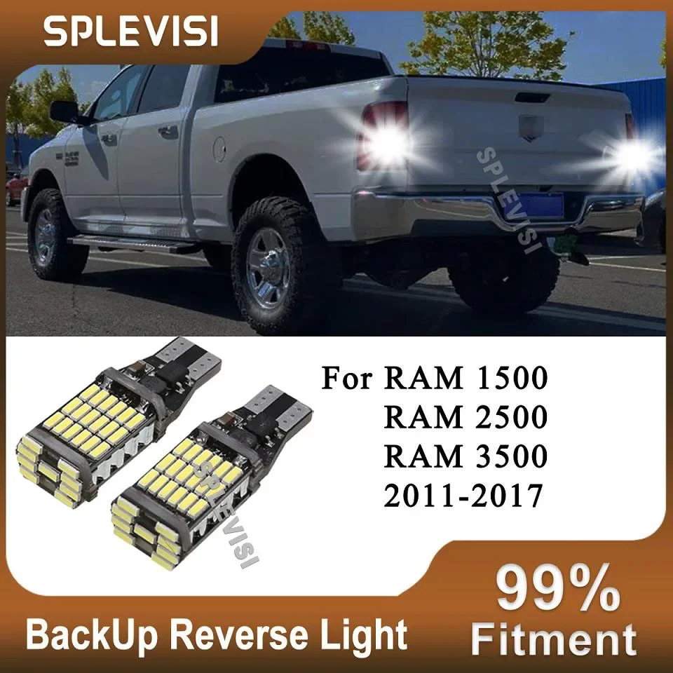 

LED Bulb Reverse Lights T15 Back Up Light White 6000K For RAM 1500 2500 3500 2011-2017 2011 2012 2013 2014 2015 2016 2017