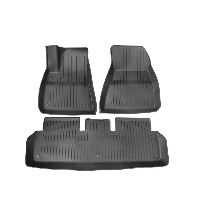 Original textured left turn anti-skid protection car floor mat 3D full set of waterproof TPE car floor mat