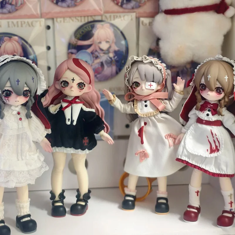 

Nyssa Grotesque Nightmare Series Bjd Blind Box Articulated Doll Anime Film Peripheral Desktop Decoration Ornament Figurine Gift