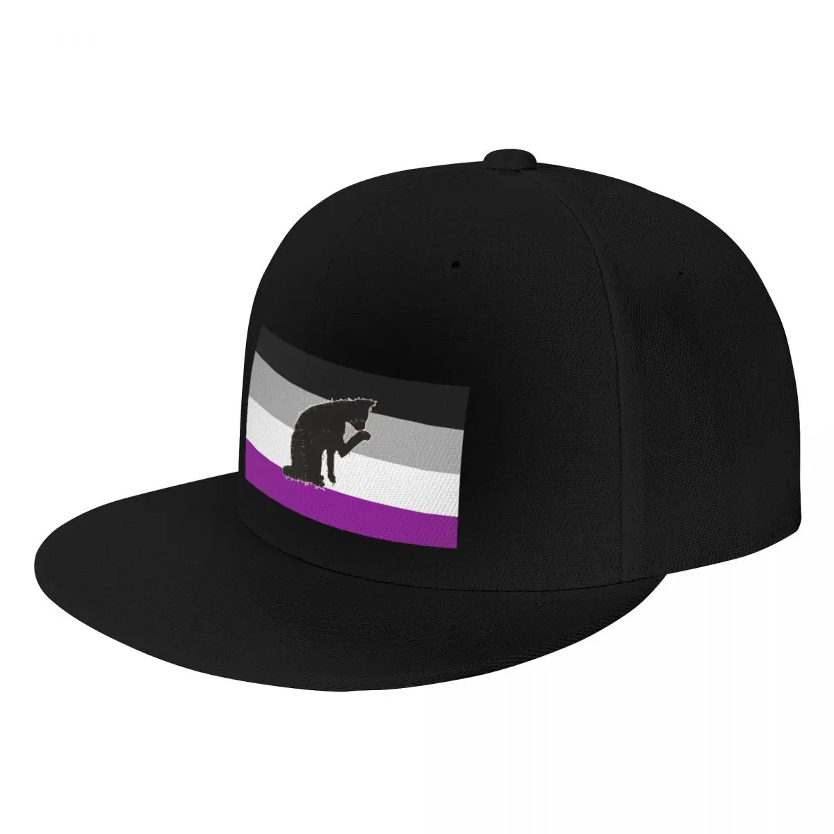 Asexual Pride - Knives In Their Feet Flag Baseball Cap Mountaineering western Hat Ladies Men's