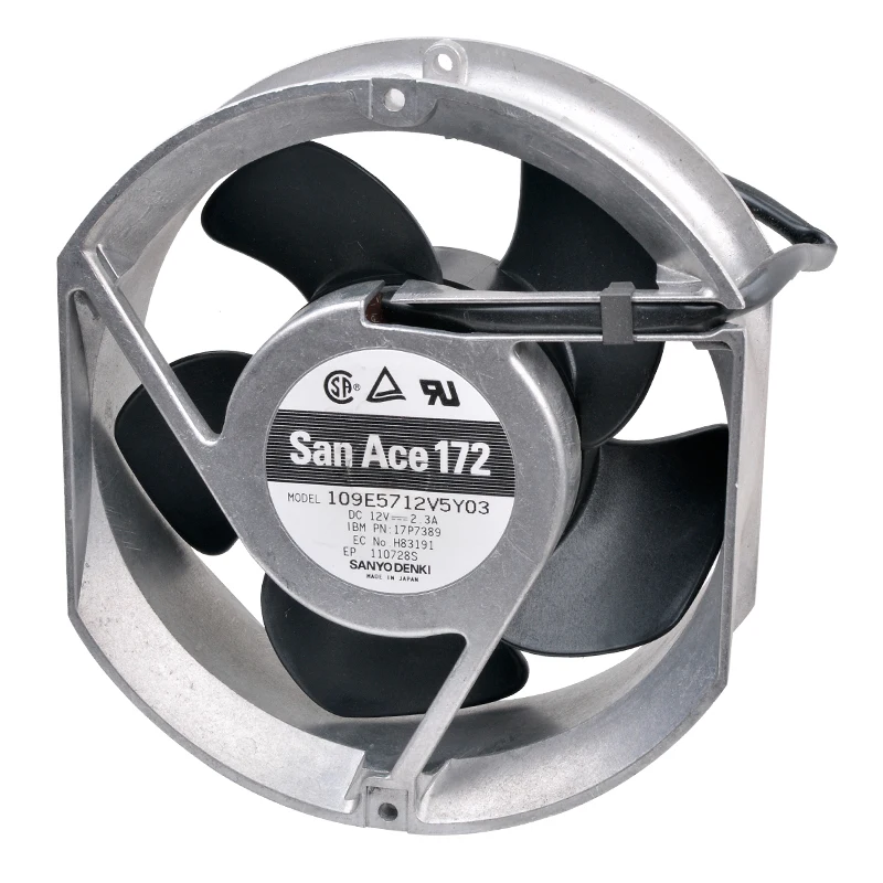 109E5712V5Y03 17P7389 17cm 170mm 170x150x51mm DC12V 2.3A 4 lines Aluminum High Temperature Cooling Fan for Servers