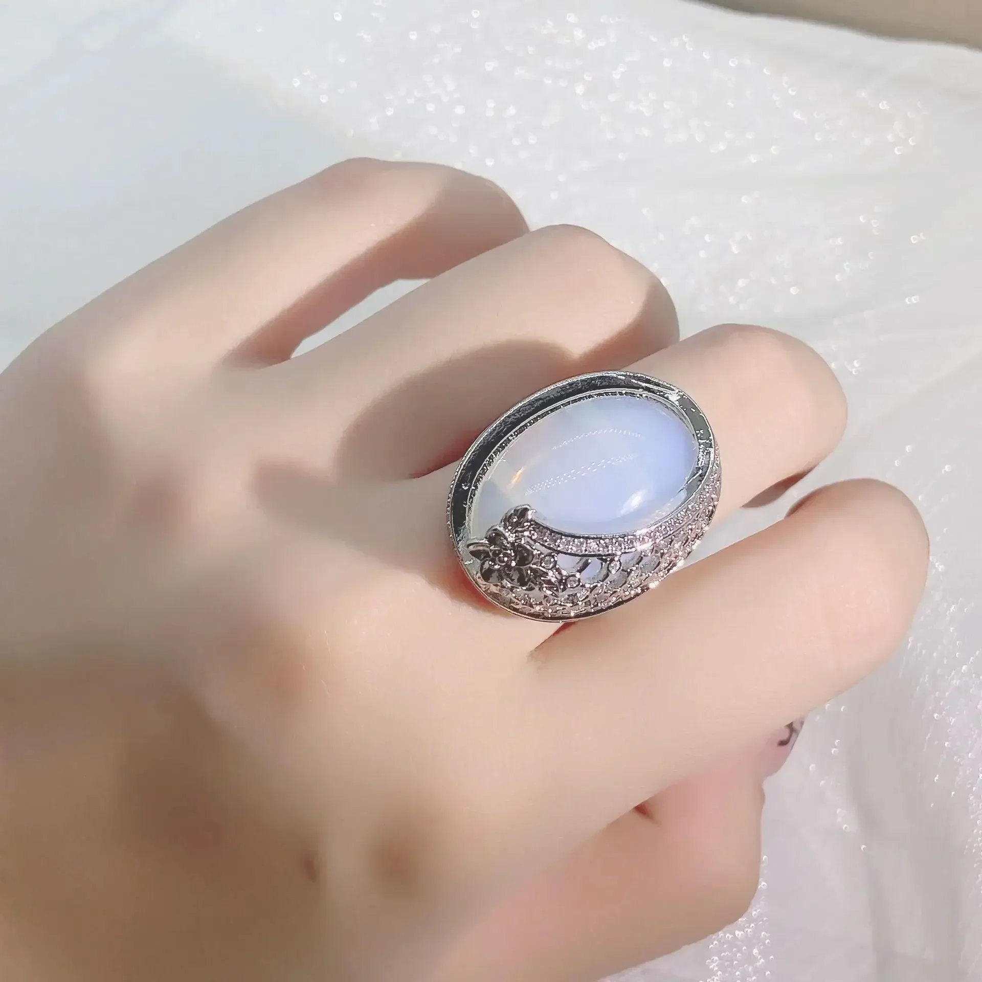 Anillo De Jade De 100% Plata De Ley 925 para Anillos De Origin Unisex, piedras preciosas De Jade, Bizuteria, joyería De plata fina 925, anillo para mujeres y hombres