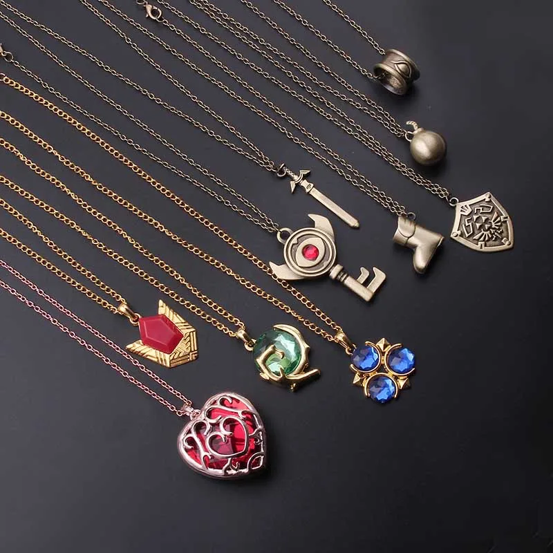Tears of the Kingdom Anime Game Periphery Metallhalskette Modetrend Cosplay Schmuck Accessoires Geschenk für Frauen und Männer – Detail 8