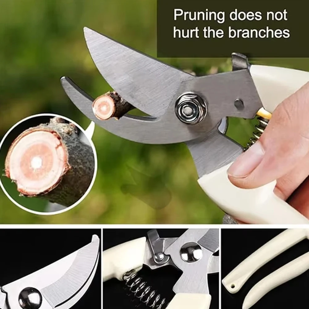 Pruner Shears Hand Tools Bonsai for Gardening Stainless Steel Pruning Shear Scissor for Flowers Branches Grass