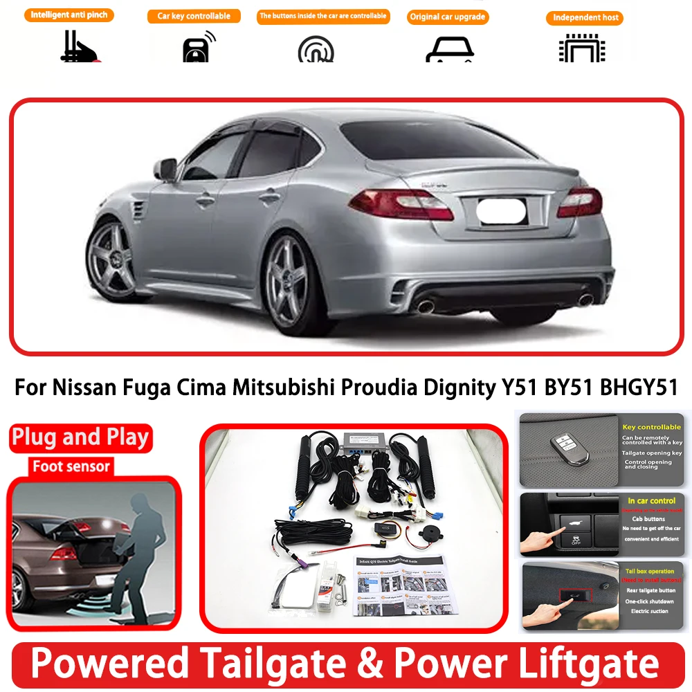 Pour Nissan Fuga Cima Mitsubishi Proudia Dignity Y51 BY51 BHGY51 OEM hayon alimenté automatique hayon électrique ouvre- coffre arrière