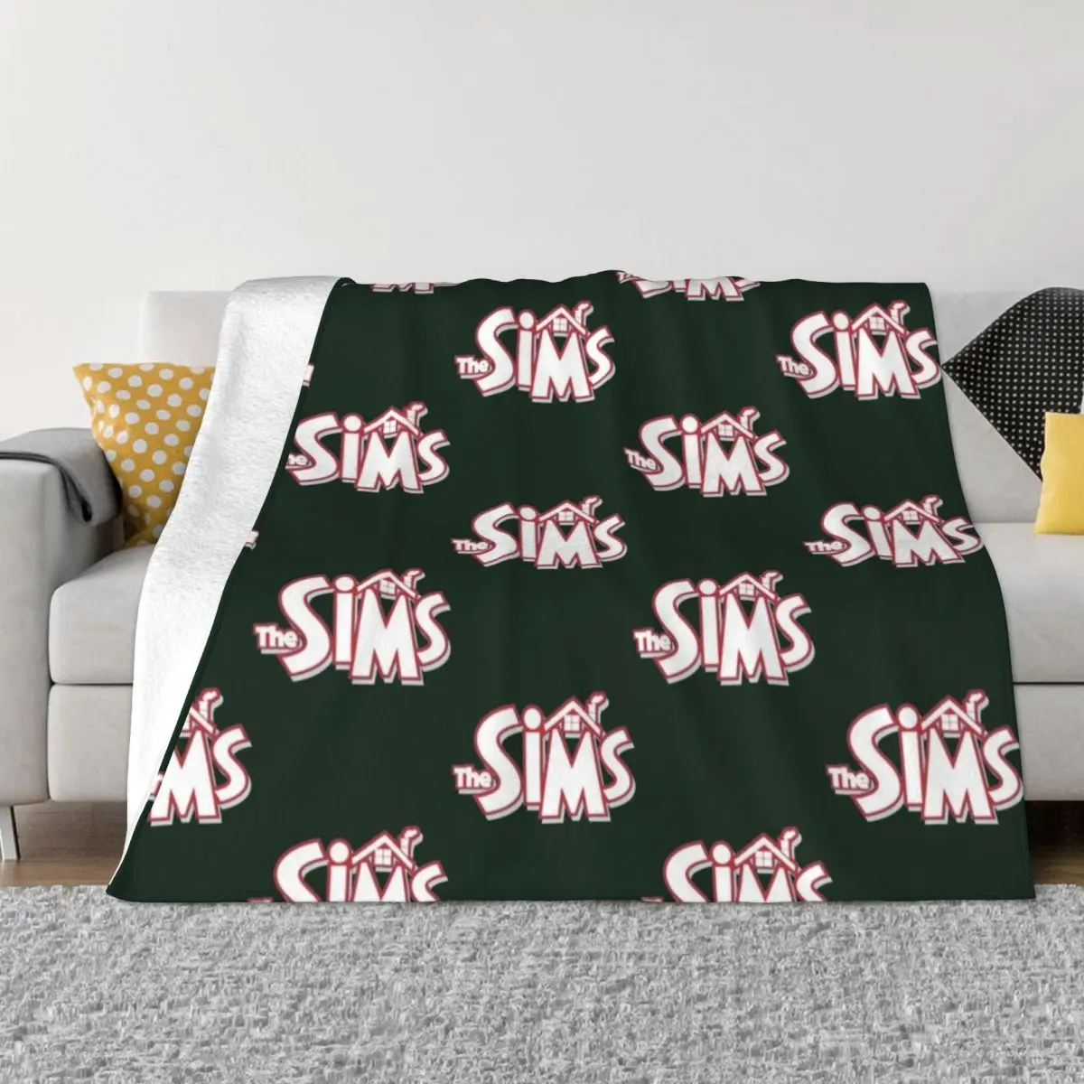 

BEST SELLER - The Sims Merchandise Throw Blanket Summer Bedding Blankets Sofa Quilt