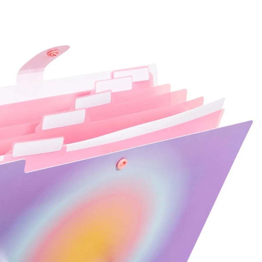 Purple Head In The Clouds 6 Pocket Expanding File Folder view 3