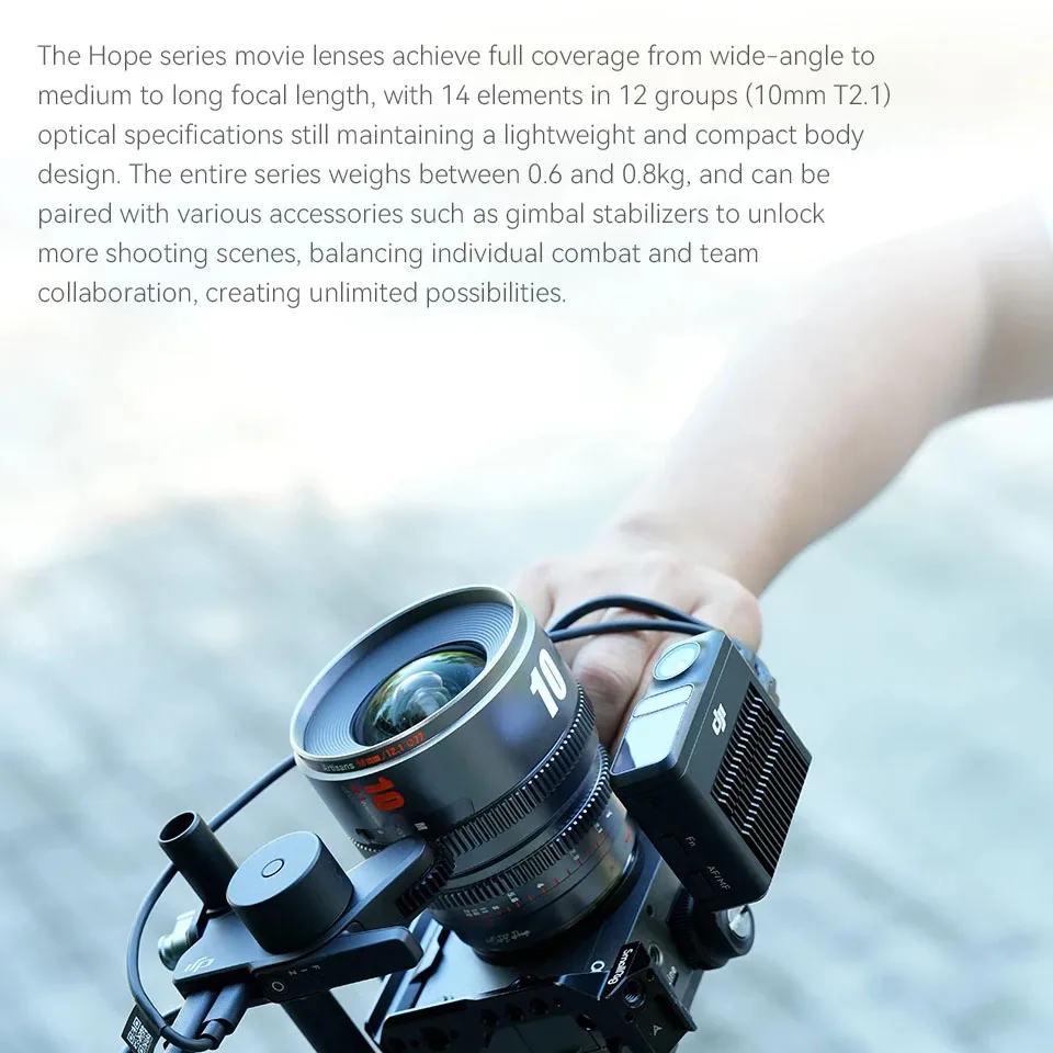 7artisans 10mm T2.1 16mm T2.1 25mm T2.1 Super 35 Cine Lens لتسجيل فيديو Portrait Lanscape متوافق مع Sony E Fuji FX