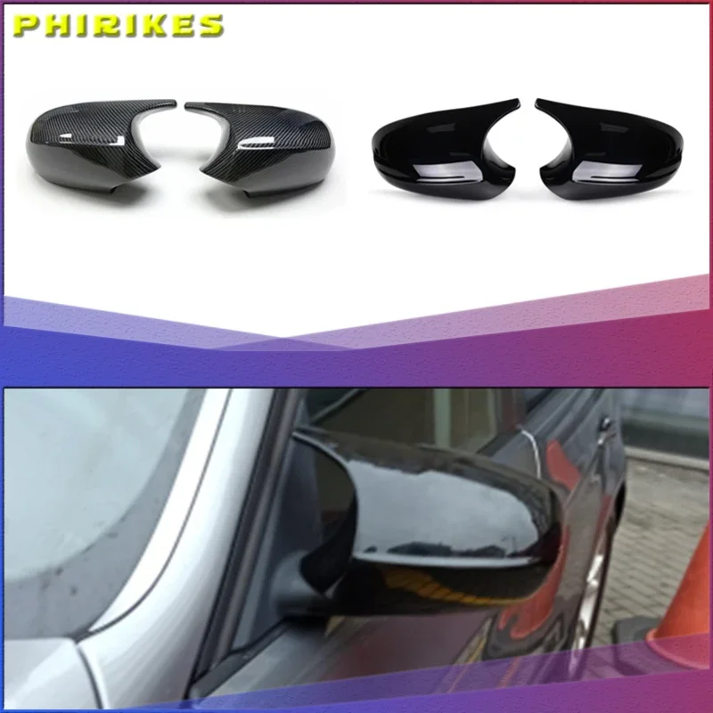 

Car Side Door Rearview Side Mirror Cover Cap For BMW E90 E91 E92 E93 M3 Style E80 E81 E87 Auto Parts styling