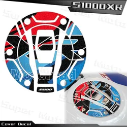 For S 1000 XR s1000xr S1000XR Motorcycle Accessories Frosted Fuel Tank Cap Sticker Triple Black Anti-Slip Protector Decal