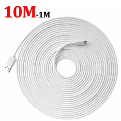 Micro USB Charger Cable 1m/2m/3m/5m/10m Extra Long Cable for Xiaomi IP Camera CCTV Cable Tablet PC Camera Speaker Charger Cable