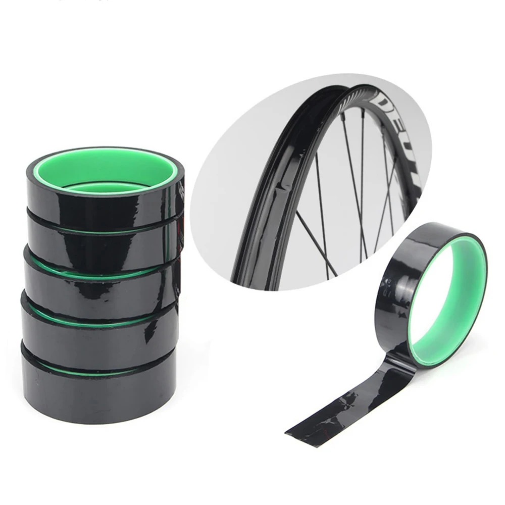 Bicycle Tire Liner Vacuum Tire Pad Bike PET Outer Tire Seal Pad Width 20-37mm*10m Bike Sealing Tire Pad Tape Bicycle Accessories