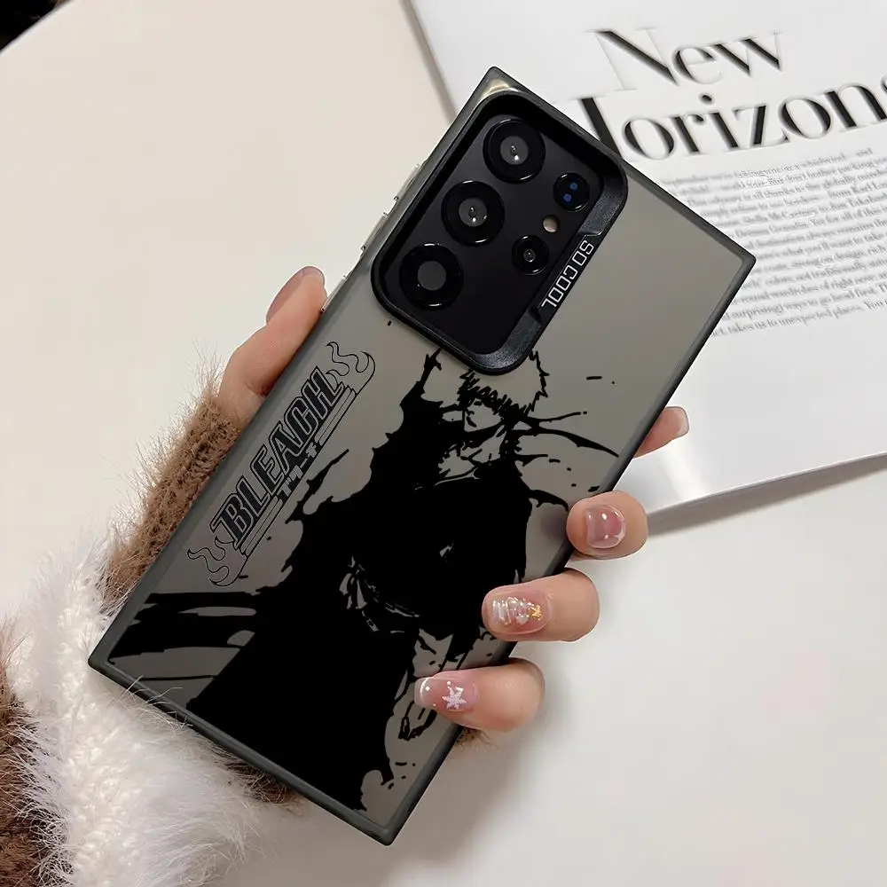 حافظة لهاتف سامسونج جالاكسي S25 S24 S22 S23 Ultra S21 S23 Plus 5G غطاء لامع من البولي يوريثان الحراري مقاوم للصدمات Funda #3