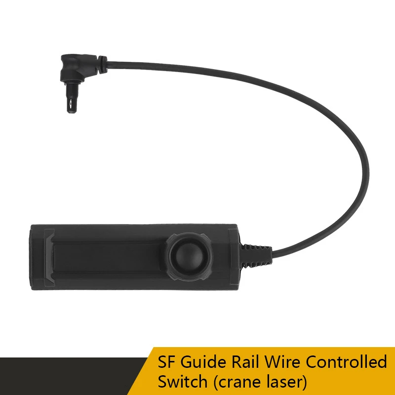 

SF Guide Rail Wire Controlled Switch (Crane Laser), Compatible with Picatinny Rails, PEQ Connector, Convenient Buttons
