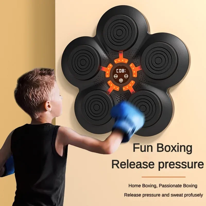 Music Boxing Machine Adult/children Music Boxing Target Trainer Relaxation Response Training Target Boxing Agility Response