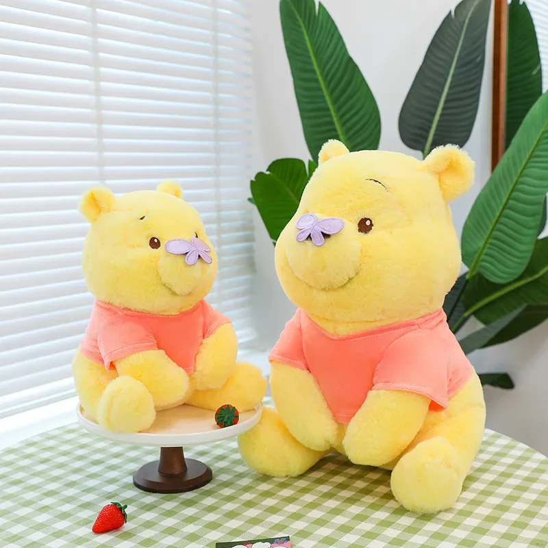 30/80cm Disney Winnie The Pooh Plush Toys Cute Stuffed Toys Cartoon Stuffed Anime Plushie Big Bear Doll Children's Birthday Gift