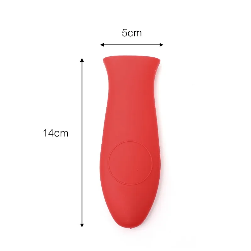 Silicone Pot Handle Cover Antislip Heat Resistant Potholder Insulated Pot Handle Holder Anti-scald Kitchen Cookware Gadgets