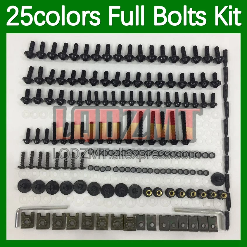 268pcs Body Bolt Full Screws Kit For KAWASAKI NINJA ER-6N ER6N ER 6N 12 13 14 15 16 2012 2013 2015 2016 Fairing Bolts screw Nut