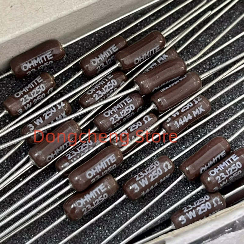 

10 шт./30 шт./50 шт. оригинальный американский OHMITE 23J250 250R 3 Вт 250 Ом высокоточный аудиофильский неиндуктивный резистор