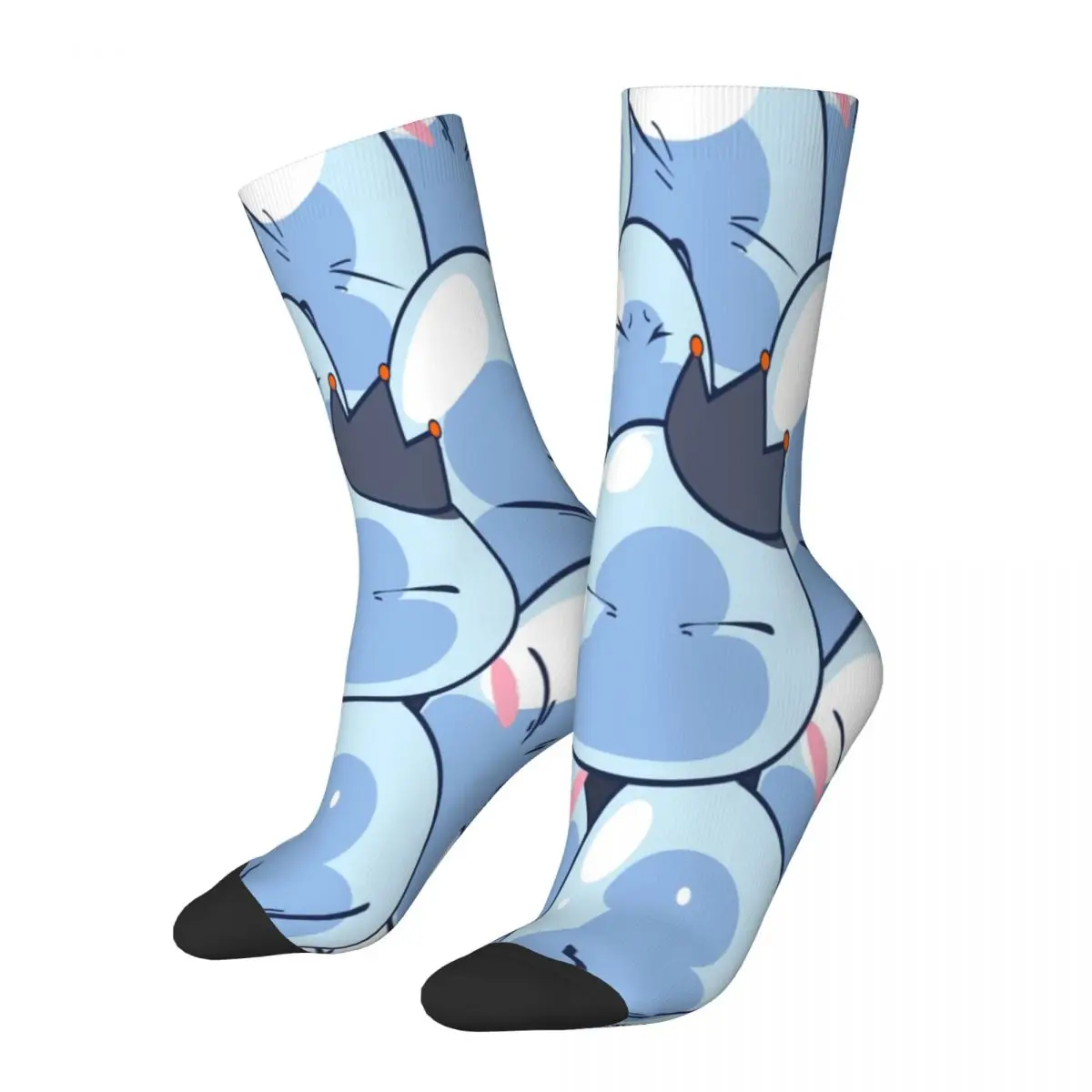 Happy Funny Men\'s Socks Harajuku Rimuru Tempest That Time I Got Reincarnated As A Slime Sock Sport Women\'s Socks Autumn Winter