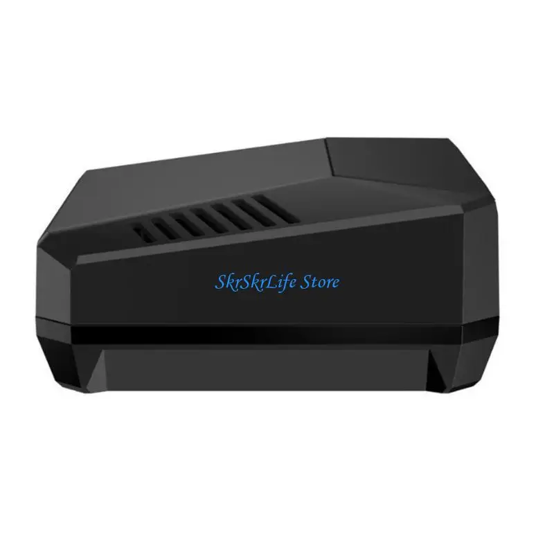 حافظة E65E Argon NVME لـ RPi 5 حافظة معدنية من الألومنيوم مع مبدد حراري لمروحة التبريد