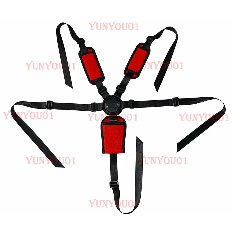 

Magnetic Five-point Seat Belt Bicycle Child Seat Trolley Baby Child Dining Chair Strap