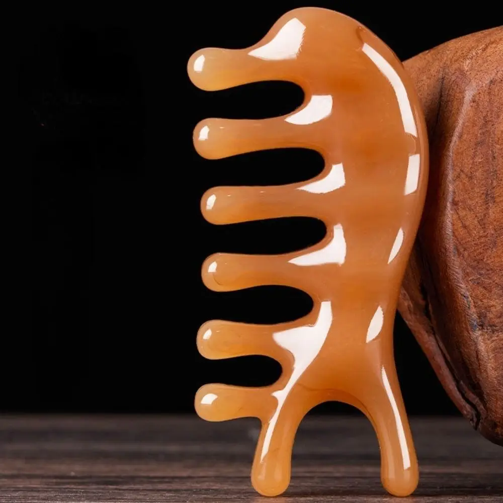 

Gift Gua Sha Meridian Scrapping Women Stimulation Reflexology Wooden Massage Comb Hair Comb Scalp Massage Tool Wood Comb