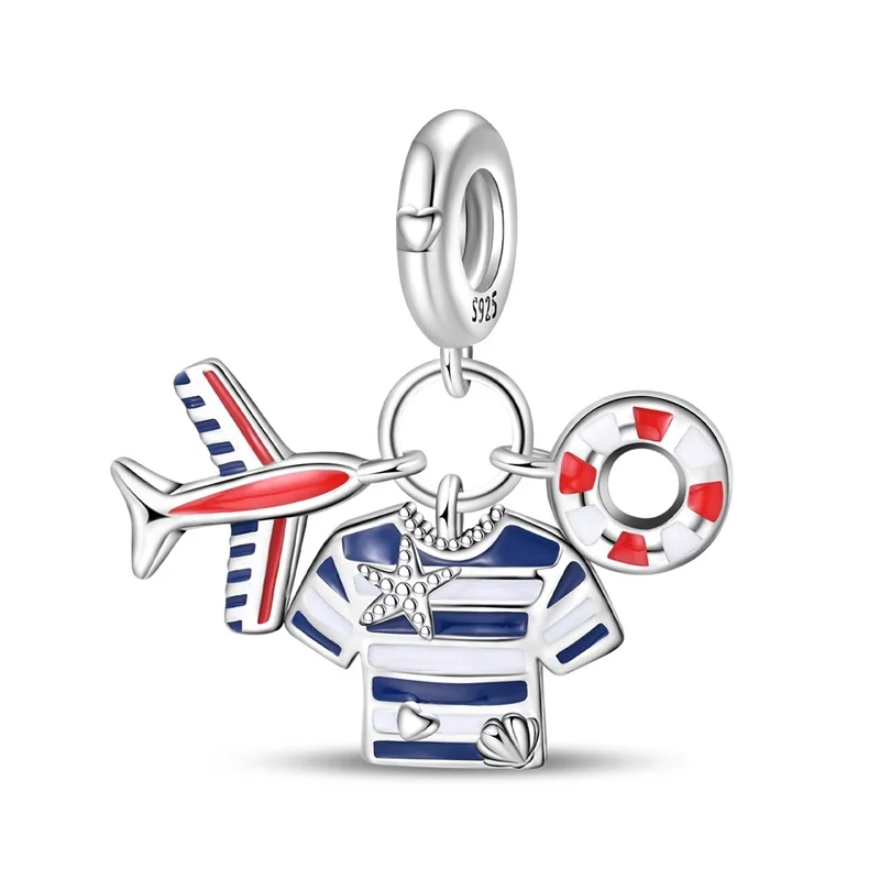 

Новый кулон-шарм из стерлингового серебра 925 пробы «Далёкое путешествие Ян Фань» для женщин, подходит для оригинальных браслетов, украшения для праздников и вечеринок, подарки