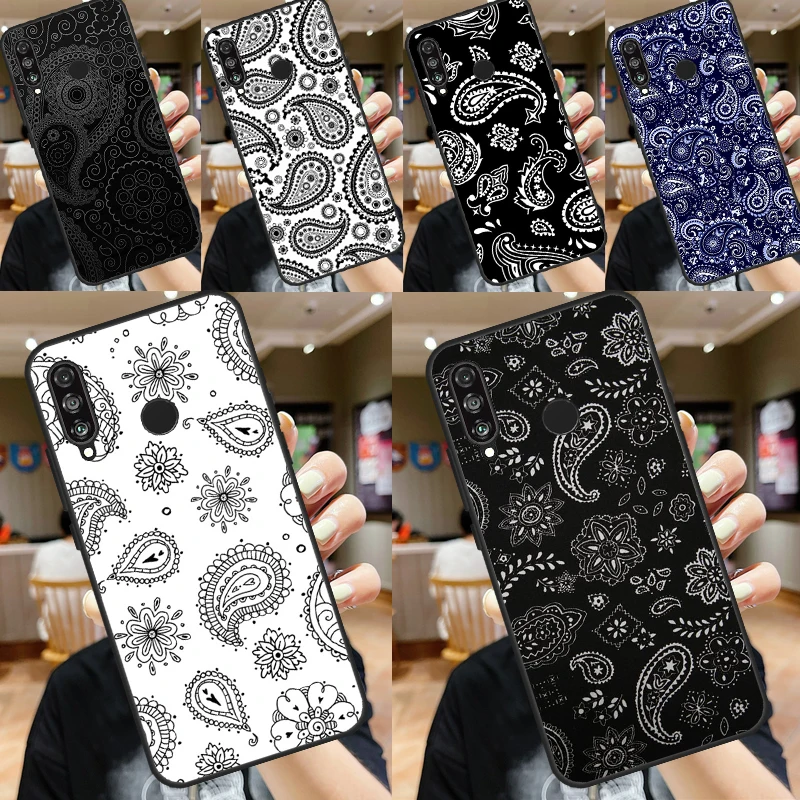 Bandana Seamless Pattern Cover For Huawei Nova 5T 9 10 SE 11i 8i 7i 3i Y61 Y91 Y60 Y70 Y90 P20 P40 Lite P30 Pro Case