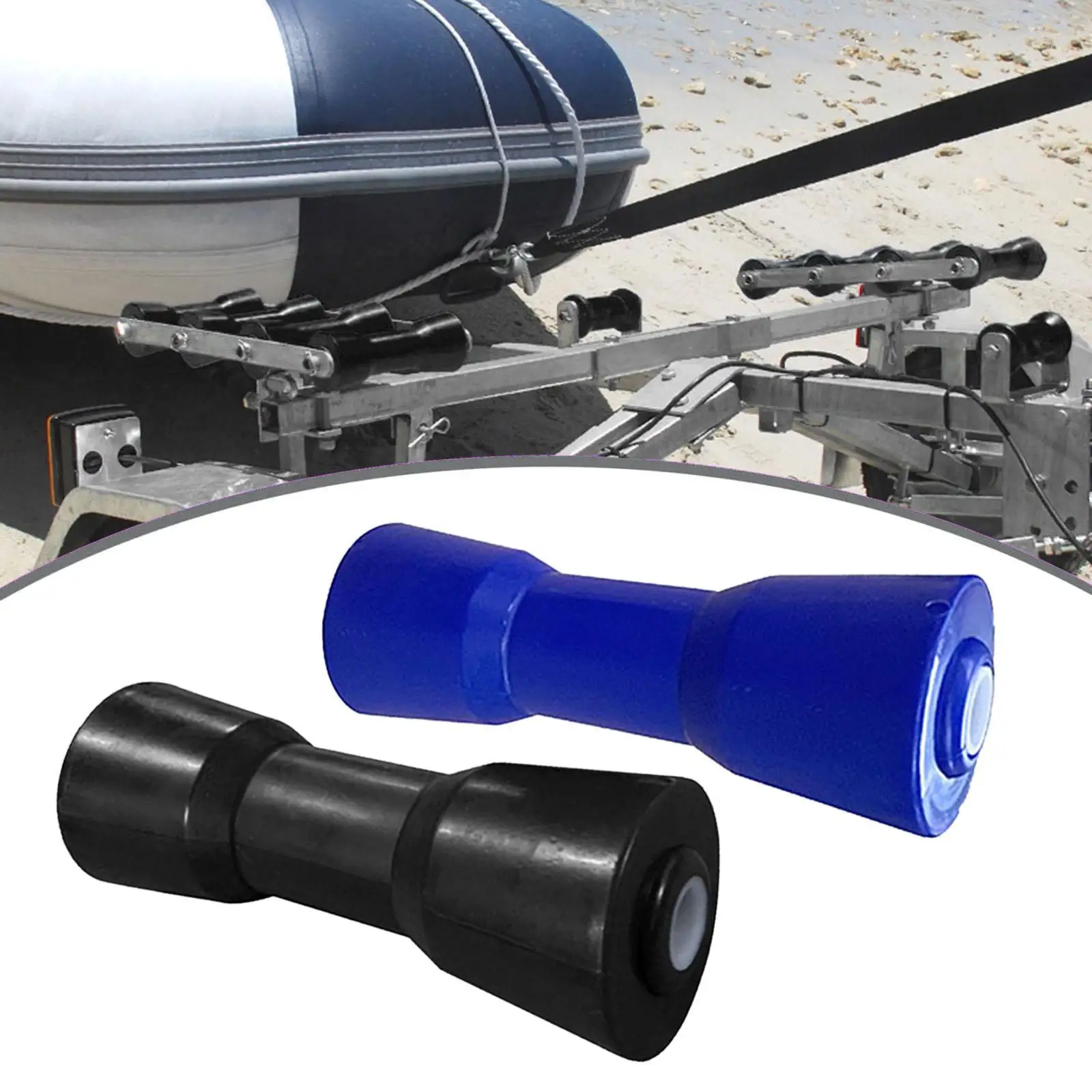 

Plastic Marine Bow Roller Wear Resistant Trailer Parts for Vehicle Accessories and Warehouse Rolling