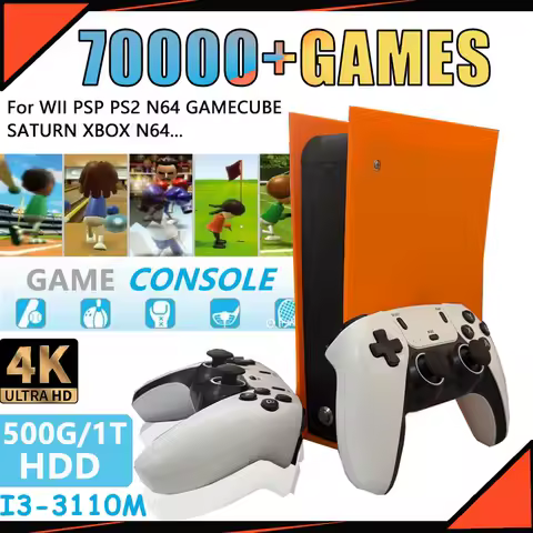 M88 4K HD Retro Game Console 85000+ Games Built-in 60+ Emulators for PS2 WII XBOX NGC N64 SS Support 4 Players