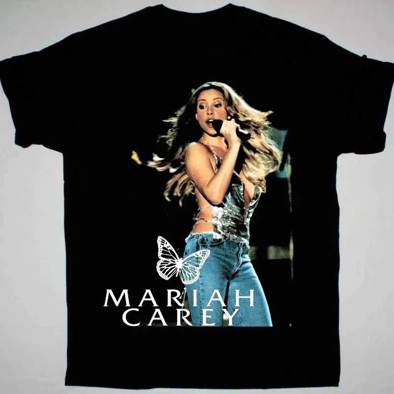 20th Anniversary Edition Mimi Black T-shirt Mariah Carey Liberate Mimi Album T-shirt 2026 Relaxing for Summer Men's T-shirt