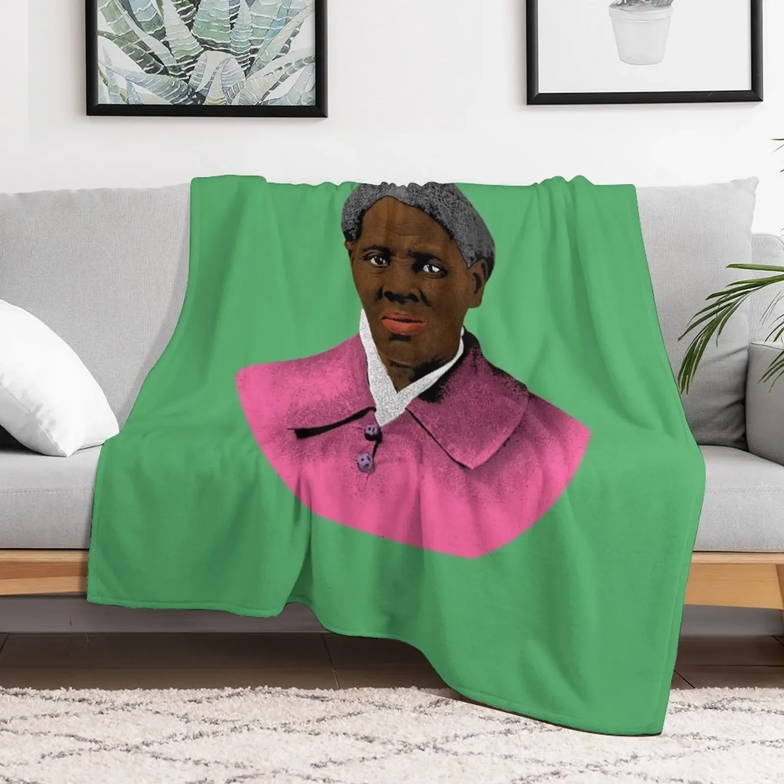 Harriet Tubman Throw Blanket warm winter Bed Fashionable Retros Blankets