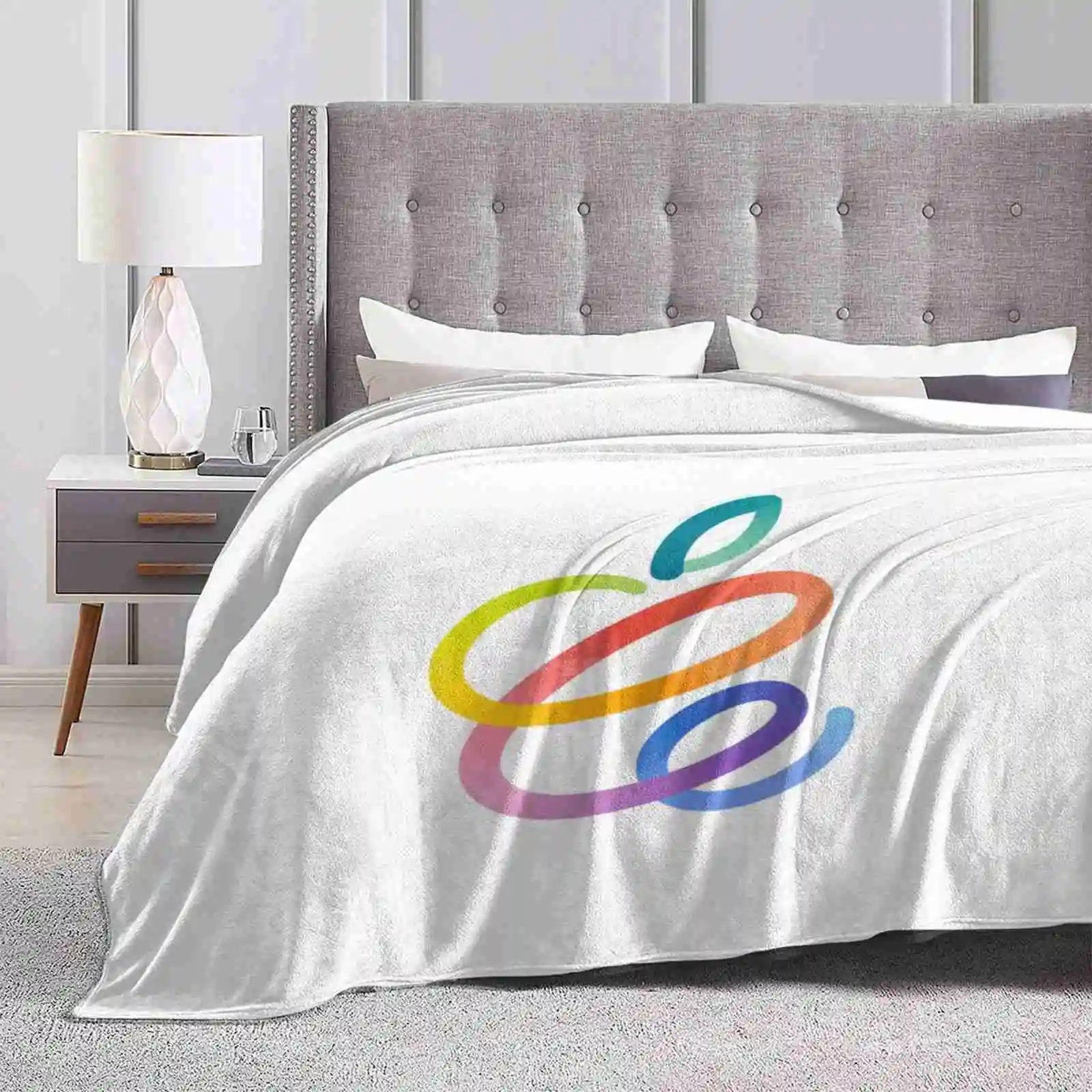 Spring Loaded Event 2021 Four Seasons Comfortable Warm Soft Throw Blanket Apple Keynote Imac Airtags Tim Cook Steve Jobs Spring